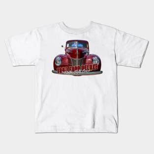 1940 Ford Deluxe Flathead V8 Coupe Kids T-Shirt